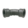 Art.T040S Bogen 45&deg; 5/4" IG x AG - Temperguss schw.