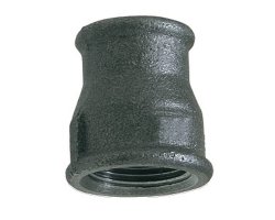 Art.T240S Reduziermuffe 6/4" IG x 3/4" IG - Temperguss schw.