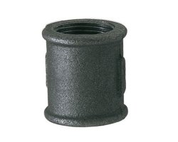 Art.T270S Muffe 6/4" - Temperguss schw.