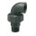 Art.T097S Winkel-verschraubung flach 1/2" AG x IG - Temperguss schw.