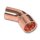 Art.5040 Bogen 45&deg; Nr 1 IG x AG, 8mm - Kupfer