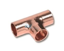Art.5130R T-St&uuml;ck - Mittelabgang reduziert, 18 x 10 x 18mm - L&ouml;tfitting Kupfer