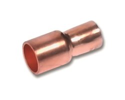 Art.5243 Absatznippel, 18a mm AG x 14mm IG - Kupfer