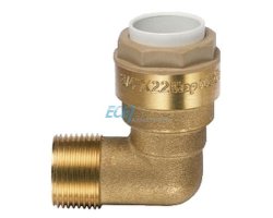 Art.640 Winkel 1/2" x 15mm AG - Push-Fit