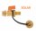 Art.H215s KFE - Kugelhahn 1/2" Solar mit Schlauchanschluss und Griff