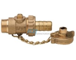 Art.H210 KFE - Kugelhahn 3/8" mit Schlauchanschluss