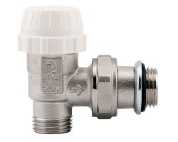 Art.995 Thermostatventil Eckform 3/8" AG mit Handrad