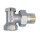Art.396A R&uuml;cklaufventil Eckform 3/4" IG kon. - Messing vernickelt(Art. 20)