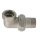 Art.3098o Holl&auml;nder Eck-Verschraubung 1/2" mit O-Ring Eurokonus - Messing vernickelt