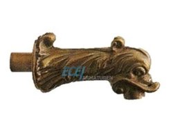 Art.N122 Nostalgie Auslaufhahn "Fisch 1/2" IG x 3/4" AG