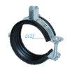 Art.43 Rohrschelle 2"1/2 74-80mm M8/M10 - verzinkt