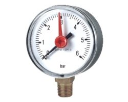 Art.482R Manometer 0 - 6bar, &Oslash; 50mm 1/4" radial