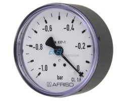 Art.487A Vakuummeter, -1 bis 0 Bar, &Oslash; 63mm 1/4" axial - Edelstahl