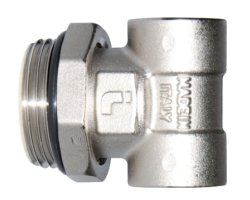 Art.490S Endst&uuml;ck mit 1" AG x 1/2" IG Entl&uuml;ftungs- Entleerungsanschluss