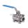 Art.7310 Kugelhahn ECO 6/4" 3-teilig - Edelstahl V4A