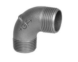Art.T094V-GF- Winkel 90&deg; 3/8" AG x AG - Temperguss-GF- verz. +GF+