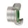 Art.1706PEV Klauen-Schnellkupplung Gewindest&uuml;ck IG 1/2" - GEKA Plus VITON Edelstahl