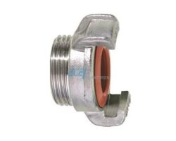 Art.1705PET Klauen-Schnellkupplung Gewindest&uuml;ck 3/4" AG - GEKA Plus Trinkwasser - Edelstahl