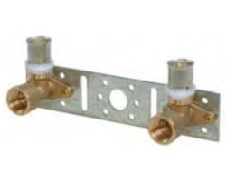 Art.599A Montageplatte mit Wandwinkel 3/4" x 20/2mm - Pressfitting