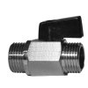 Art.127 Kugelhahn "MINI" 1/4" AG x AG...