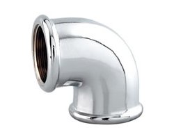 Art.3090C Winkel 90&deg; 3/8" IG x IG - verchromt