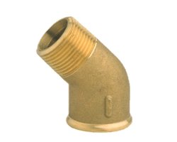 Art.3121 Winkel 45&deg; 2" AG x IG - Messing