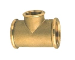 Art.3130R T-St&uuml;ck reduziert 1" x 1/2"" x 1"" - Messing