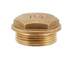 Art.3290 Stopfen mit Rand 6/4" - Messing