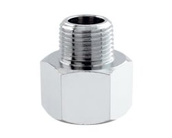 Art.3246C Reduktion 3/4" IG x 3/8" AG - verchromt