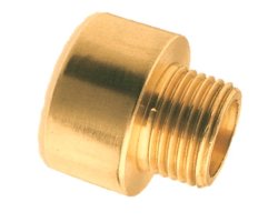 Art.3263 Hahnverl&auml;ngerung 5/4" x 30mm - Messing