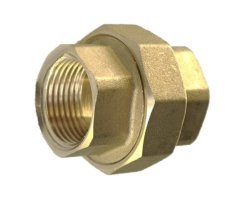 Art.3330 Holl&auml;nder Verschraubung 4" IG x IG - Messing