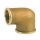 Art.3090R Reduzierte Winkel 90&deg; 3/4" x 3/8" IG x IG - Messing