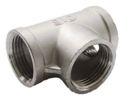 Art.E130 (307) T-St&uuml;ck 2 1/2" - PN10 Edelstahl V4A