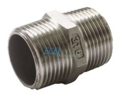 Art.E280 (340) Doppelnippel 1" - PN10 Edelstahl V4A