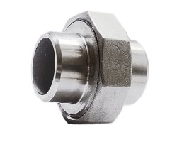 Art.E340A (313) Verschraubung 5/4" S x S konisch dichtend - PN10 Edelstahl V4A