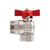 Art.298SCD Eck Kugelhahn Rot "IDEAL"...