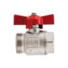 Art.098SCD Kugelhahn Rot "IDEAL" 1"IG x...