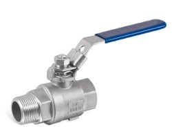 Art.7213 Kugelhahn 5/4" IG x AG - Edelstahl V4A