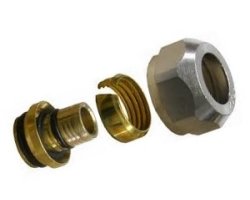 Art.595M Klemmring f&uuml;r Mehrschichtverbundrohr 3/4"IG x 17/2mm - Eurokonus