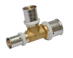 Art.590 T-St&uuml;ck reduziert 32 x 20 x 20 Pressfitting
