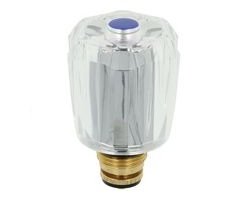 Art.223 Sanit&auml;r-Oberteil 3/8" mit Kristallgriff