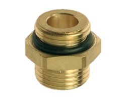 Art.306A Einschraubstutzen 1/2" x 3/4" mit O-Ring