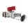 Art.H215C KFE - Kugelhahn 1/2" verchromt mit Schlauchanschluss und Stahl Griff