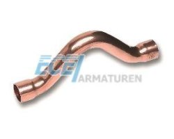 Art.5085 &Uuml;bersringbogen - L&ouml;tfitting Kupfer 16mm