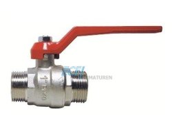 Art.099 Kugelhahn 3/8" voller Durchgang - Messing vernickelt