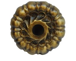 Art.N137 Nostalgie Rosette 1/2" (Durchm.130mm xT30mm) - Messing