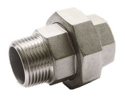 Art.E341 (315) Verschraubung kon. 4" AG x IG - PN10 Edelstahl V4A