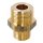 Art.385 Reduziernippel 5/4" f&uuml;r Verschraubungen flach. (6/4"AG x 5/4"AG) - Messing
