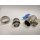 Art.298SB Eck Kugelhahn Blau "IDEAL" 1" mit Verschraubung O-Ring, voller Durchgang - Messing vernickelt