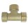 Art.3134A T-St&uuml;ck 1/2"IG x 3/4"AG x 3/4"AG - Messing